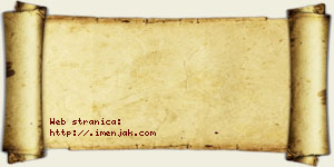 Mina Rodić vizit kartica